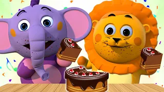 Partager Un Gâteau 🎂🍰| Vidéos Éducatives Pour Enfants | HooplaKidz Franҫais