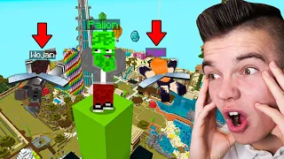 DAM WOJANOWI I KATI 1000 DIAMENTÓW jeśli mnie ZNAJDĄ w Minecraft!