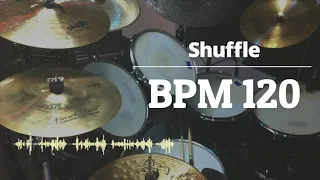 120 BPM 드럼비트 (Shuffle Beat 120 BPM)