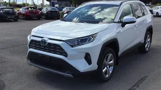 White 2021 Toyota RAV4 RAV4 HYBRID LIMITED Review Brockville Ontario - 1000 Islands Toyota