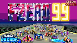 F-ZERO 99 Nintendo Switch Online Gameplay - Zebra's Arcade!