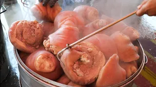 Amazing! Braised Pork Knuckles Making - Traditional Taiwanese Food