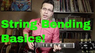 String Bends Lesson 1: Whole Tone/Full Step Bend