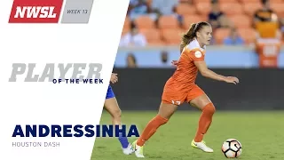 NWSL Week 13 Player of the Week: Andressinha, Houston Dash