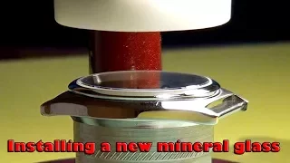 How to install a new mineral glass