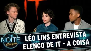 Léo Lins entrevista elenco do filme It - A Coisa | The Noite (06/09/17)