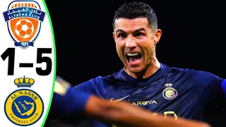 Al-Fayha vs Al Nassr 1-5 - All Goals and Highlights - 2024 🔥 RONALDO