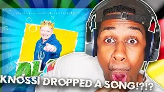 AMERICAN REACTS TO GERMAN YOUTUBER KNOSSI'S FIRST SONG!!!! Knossi- Alge (Official Music Video)