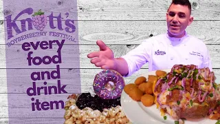 Knott’s Boysenberry Festival (2023) | FULL MENU | Every Food and Drink Item