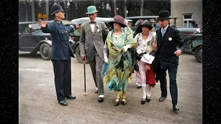 London 1886 -1930's / 54 Magnificent Rare Photos in Color