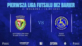 1 liga/ Akademia SBB WKS Ślask Futsal -  KGKN Gdynia