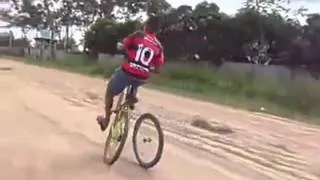 funny bicycle accident fail video