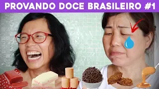 Chineses Provando DOCES DO BRASIL #1 | Pula Muralha