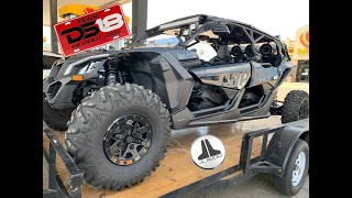 Can Am X3 sound system and riding around at mars off-road park!!