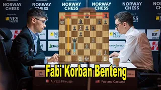 Fabi Pimpin Turnamen || Firouzja Vs Caruana|| Norway Chess 2023