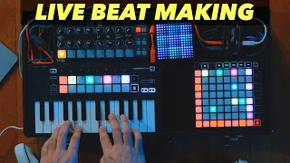 Ableton Live Beat Making Performance |  Looping With Launchkey, Launchpad, and ROLI Lightpad Block