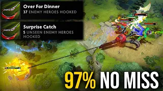 New Hooker God Has Detected In 7.33 - Insane 97% Hook Rate | Pudge Official