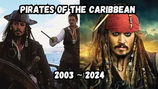 PIRATES OF THE CARIBBEAN ★2003★ cast then and now 2024 @Beforeafter2.0  #movie #jacksparrow