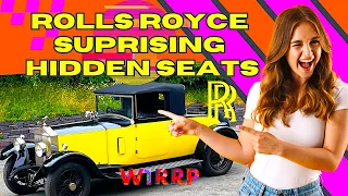 Rolls Royce Surprising Hidden Seats Are Cool + Scary
