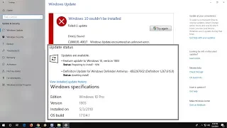 Fix All Windows 10 1803 Download & Install Errors (100% Works)