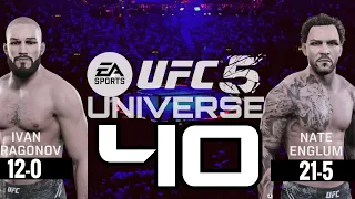 UFC 5 Universe Mode - Part 40 - DRAGONOV V NASTY NATE 2