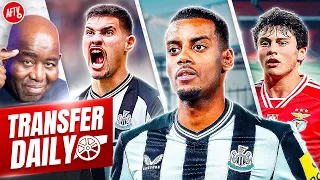 Isak Blow Plus Guimaraes, Onana & Neves All Eyed To Become New Arsenal DM! | Transfer Daily