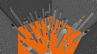 So I Trapped 100 Kids, But Lava Rises Every 10 Seconds