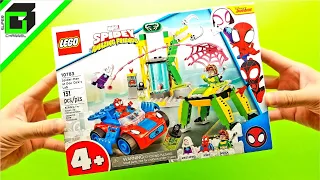 New LEGO SPIDEY and His Amazing Friends (SPIDER-MAN at DOC OCK'S Lab) UNBOXING, BUILD, and REVIEW