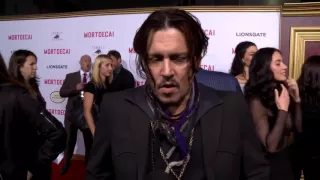 Mortdecai LA Premiere Johnny Depp Interview