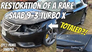 Restoring a Saab 9-3 Turbo X (Pt. 1 Body Panel Swaps)