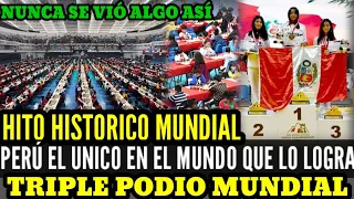 NUNCA VISTO!! HITO HISTORICO MUNDIAL PERÚ TRIPLE PODIÓ MUNDIAL CAMPEÓN del MUNDO en AJEDREZ