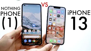 Nothing Phone 1 Vs iPhone 13! (Comparison) (Review)