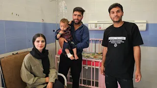 Saifullah and Mahsa's heartwarming visit to Arad 😍 in the hospital/ nomadic life documentary