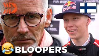 Ignoring Grönholm, Kalle's Sarcasm and Moody Colin - Bloopers from Rally Finland 2022