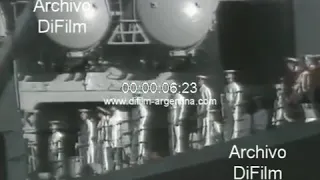 Soviet ships enter the Norfolk naval base 1989 FOOTAGE ARCHIVE