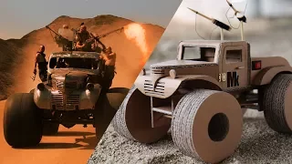 How To Make "Mad Max: Fury Road" Monster Truck - Cardboard DIY