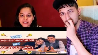 When Ashish Chanchlani Met Akshay Kumar || GOLD || reaction by brother sister