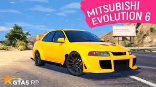 КУПИЛ И ПРОКАЧАЛ ЛЕГЕНДУ MITSUBISHI LANCER EVOLUTION 6 В ГТА 5 РП! ОБЗОР И ТЕСТ ЭВИКА В GTA 5 RP