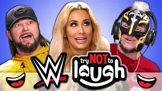 WWE Superstars Try To Watch This Without Laughing Or Grinning