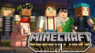 Minecraft story mode #1. Орден свиньи (русская озвучка)