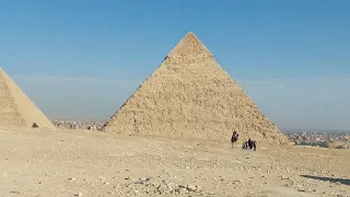 Sindhi visiting Pyramid of Giza, Egypt.