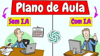 Plano de aula com AI - UMA HORA de trabalho em 5 MINUTOS! (Conforme a BNCC)