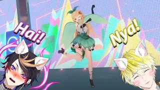 Pomu reveals Shu and Sonny's vocals from going "Hai! Nya!" in her 3D debut 【NIJISANJI EN】