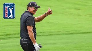 Phil Mickelson's best shots over obstacles