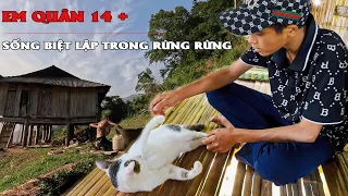 CÙNG EM QUÂN 14 TUÔI  VỀ NGÔI NHÀ BIỆT LẬP TRONG RỪNG.THĂM CON VẬT NUÔI  QUÝ NHƯ KIM CƯƠNG .