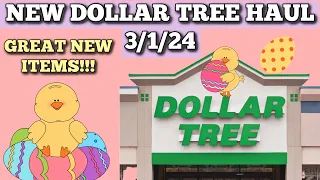 NEW DOLLAR TREE HAUL 3/1/24 NEW ITEMS!!