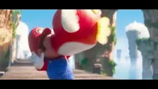 Mario gets attacked by a Cheep Cheep