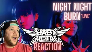 NON METALHEAD'S First Time Hearing- Night Night Burn! (Legend Metal Galaxy Live) By BABYMETAL