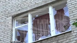 В Славянске снова обстреляли жилой микрорайон Артема.