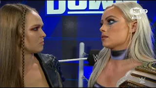 Confrontacion Cara a Cara entre Liv Morgan & Ronda Rousey - WWE SmackDown Español: 22/07/2022